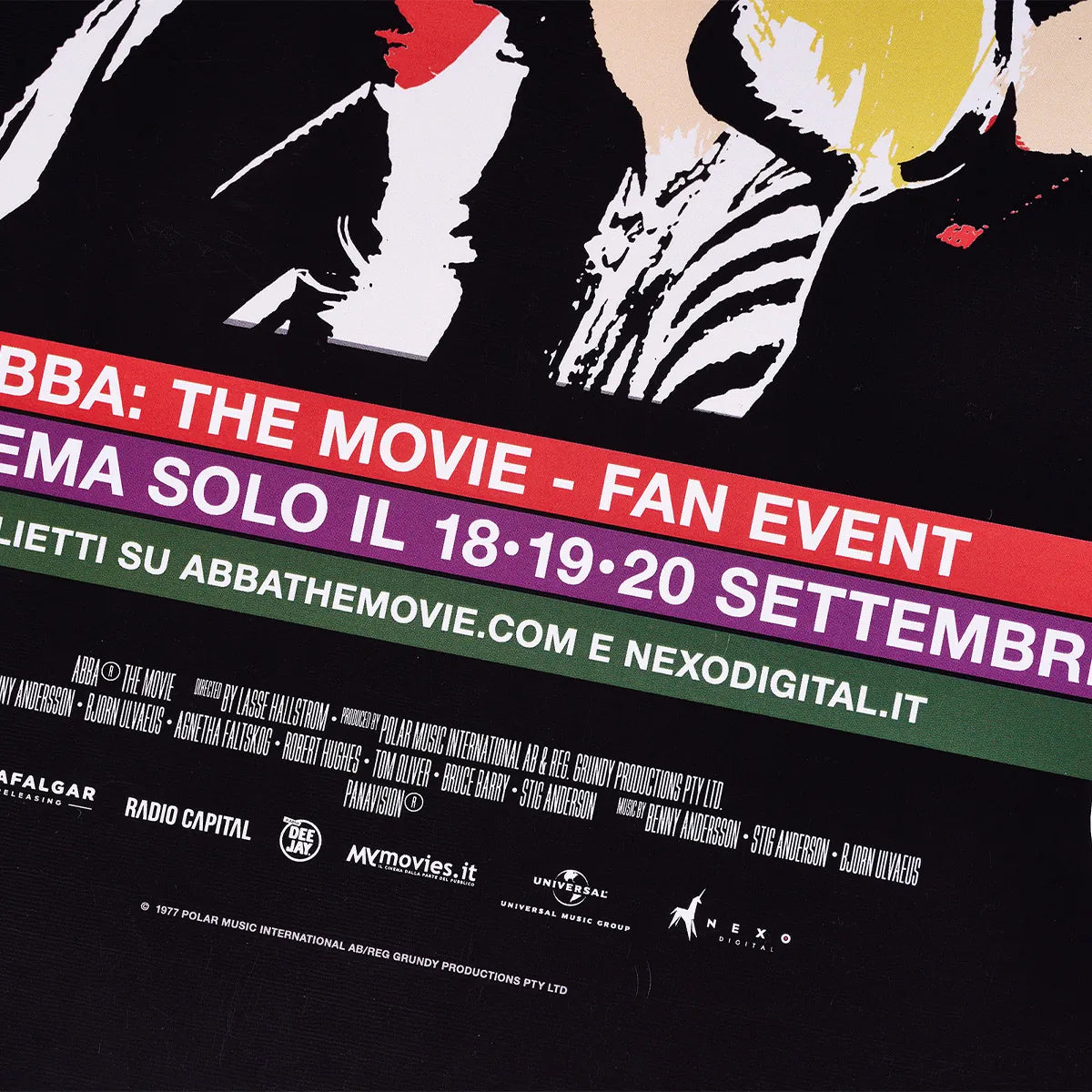 『アバ ザ・ムービー ファンイベント』 映画 ポスター イタリア オリジナル