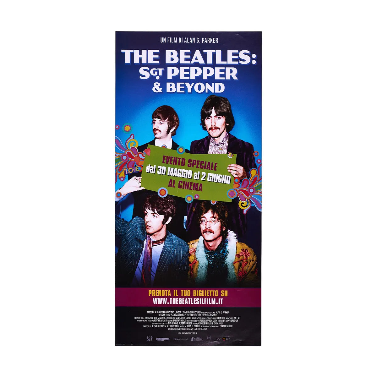 『The Beatles Sgt. Pepper & Beyond ビートルズ』 映画 ポスター イタリア オリジナル [1715]