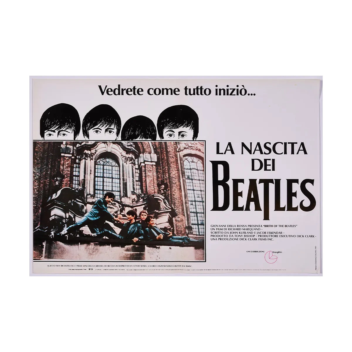 『ビートルズの誕生 Birth of The Beatles』 映画 ポスター イタリア オリジナル