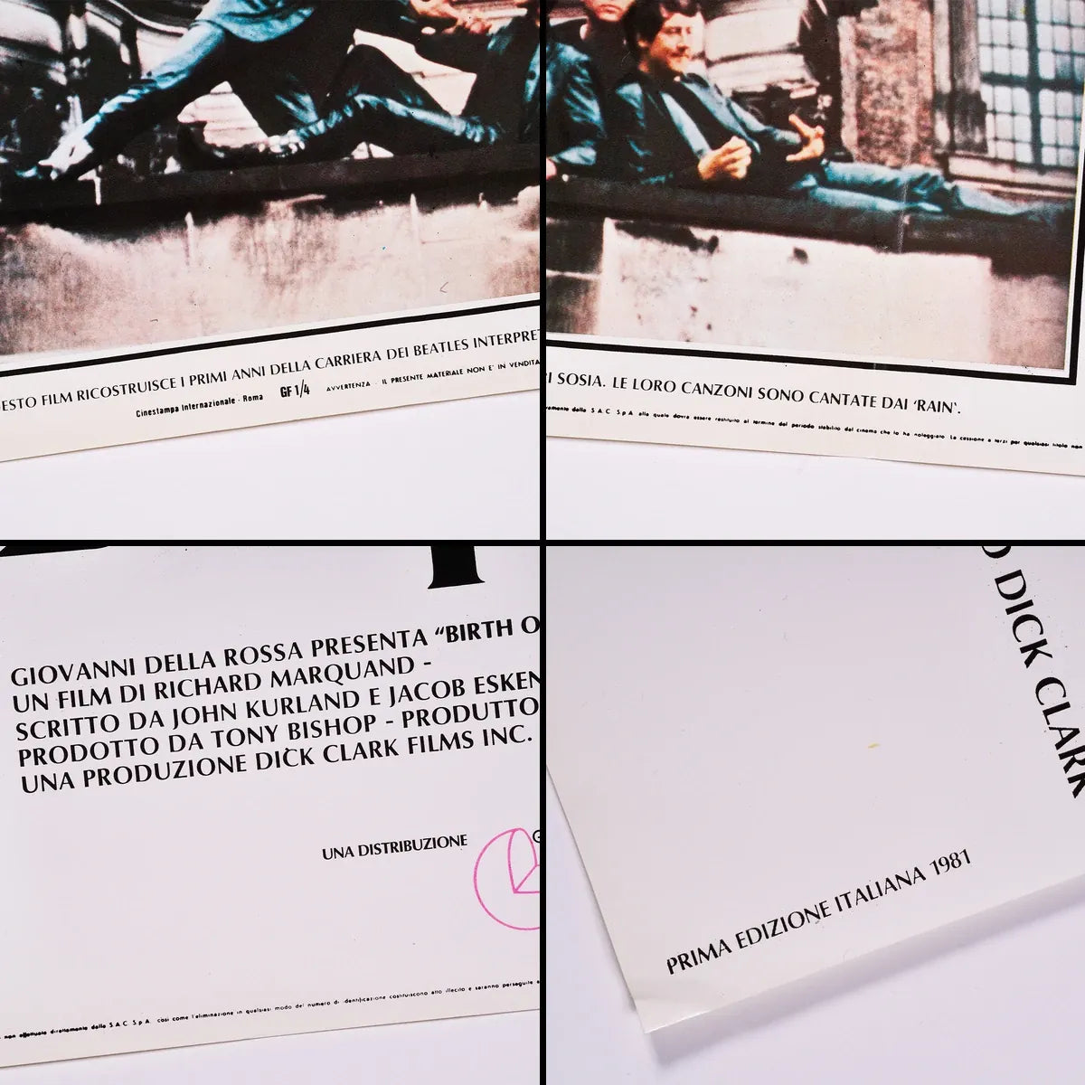 ビートルズの誕生 Birth of The Beatles』 映画 ポスター イタリア