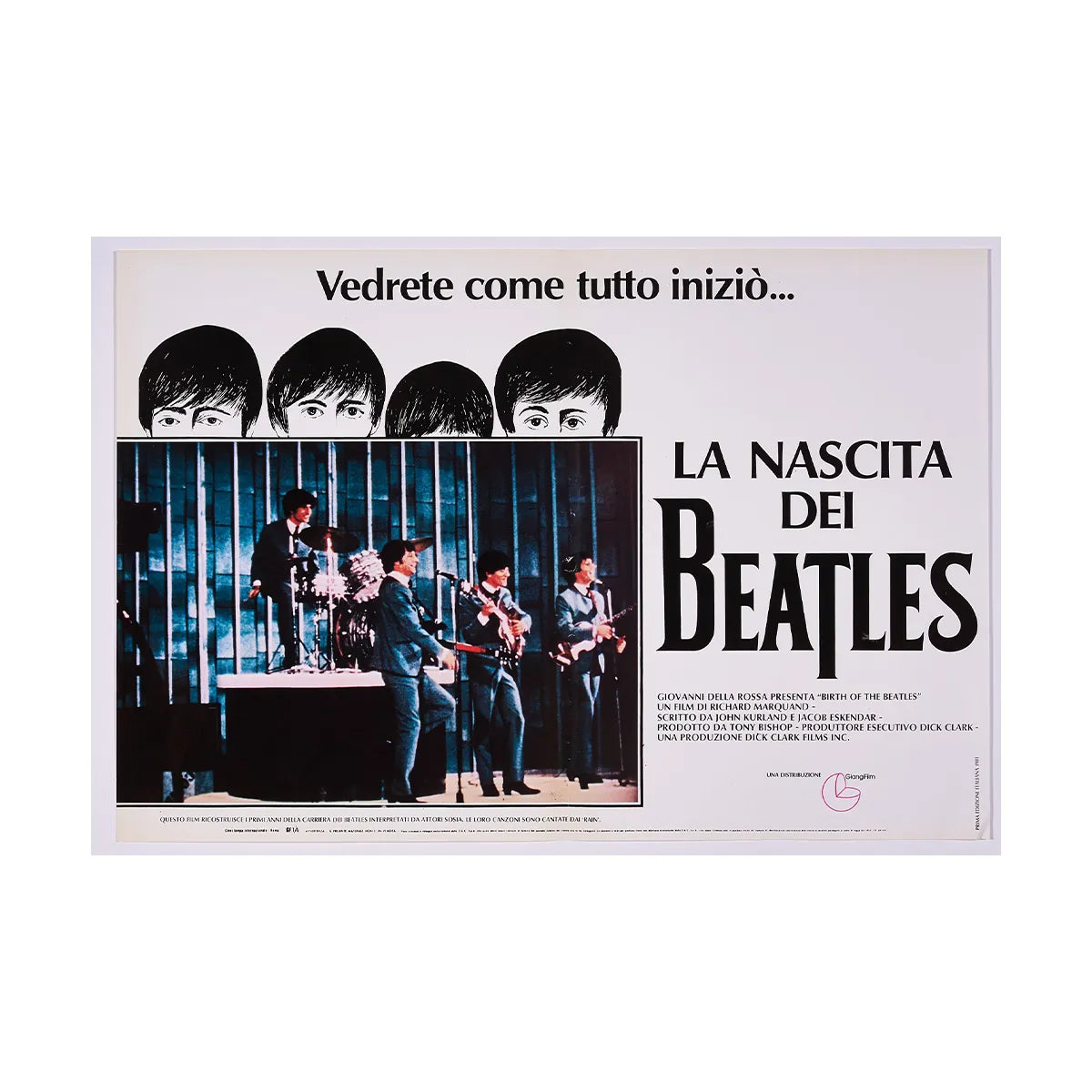 『ビートルズの誕生 Birth of The Beatles』 映画 ポスター イタリア オリジナル