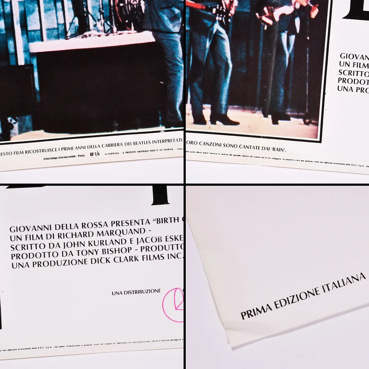 ビートルズの誕生 Birth of The Beatles』 映画 ポスター イタリア ビートルズの誕生 Birth of The Beatles』 映画 ポスター イタリア