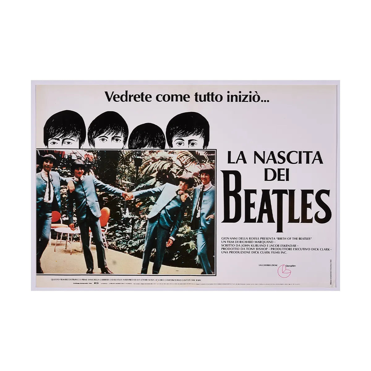 『ビートルズの誕生 Birth of The Beatles』 映画 ポスター イタリア オリジナル