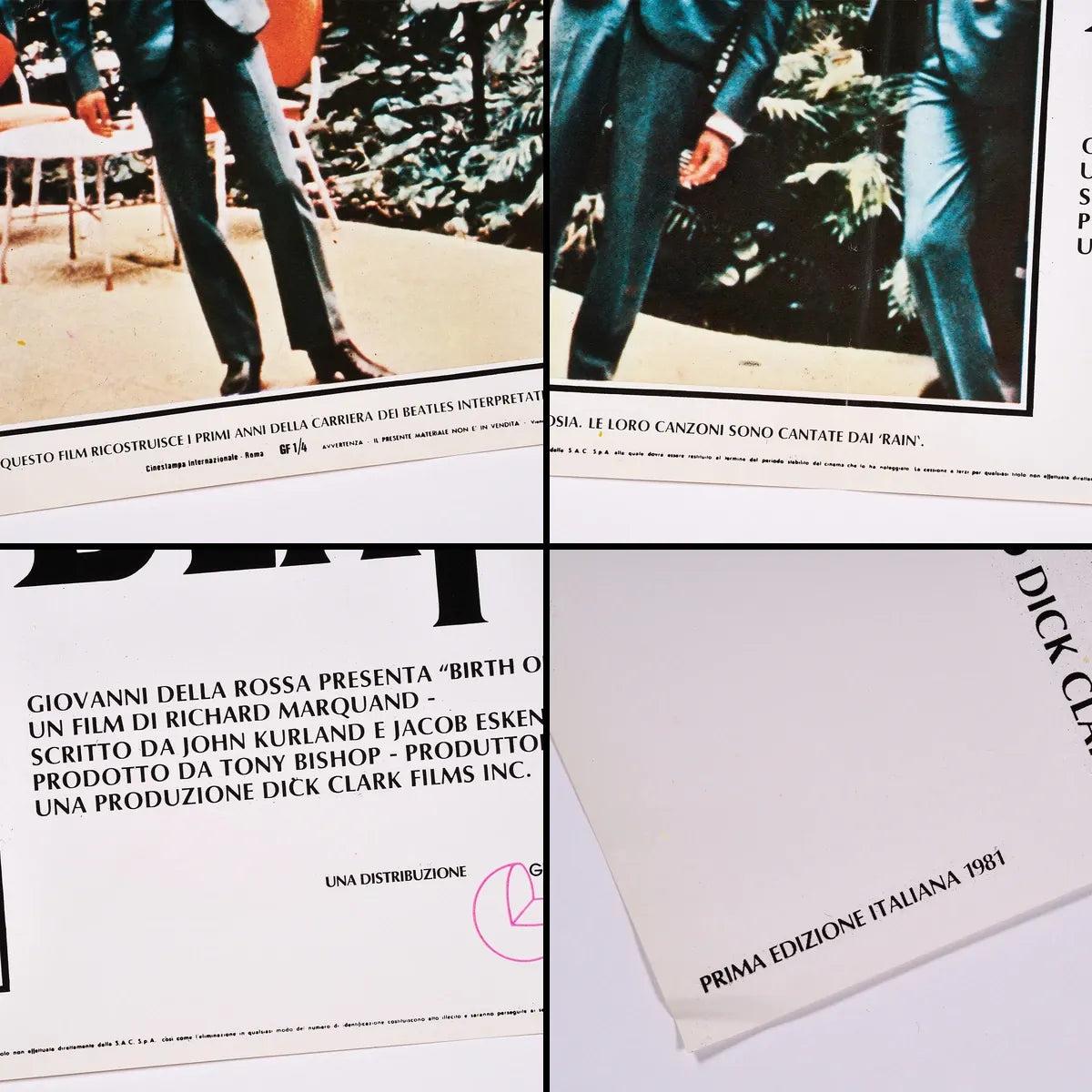 ビートルズの誕生 Birth of The Beatles』 映画 ポスター イタリア