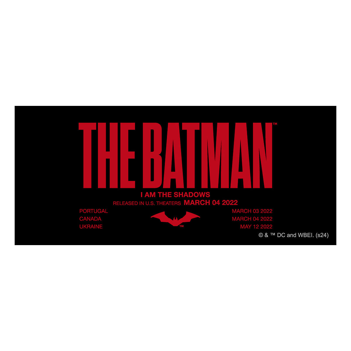 DCコミックス】 映画 『バットマン』85周年 ステッカーセット(THE