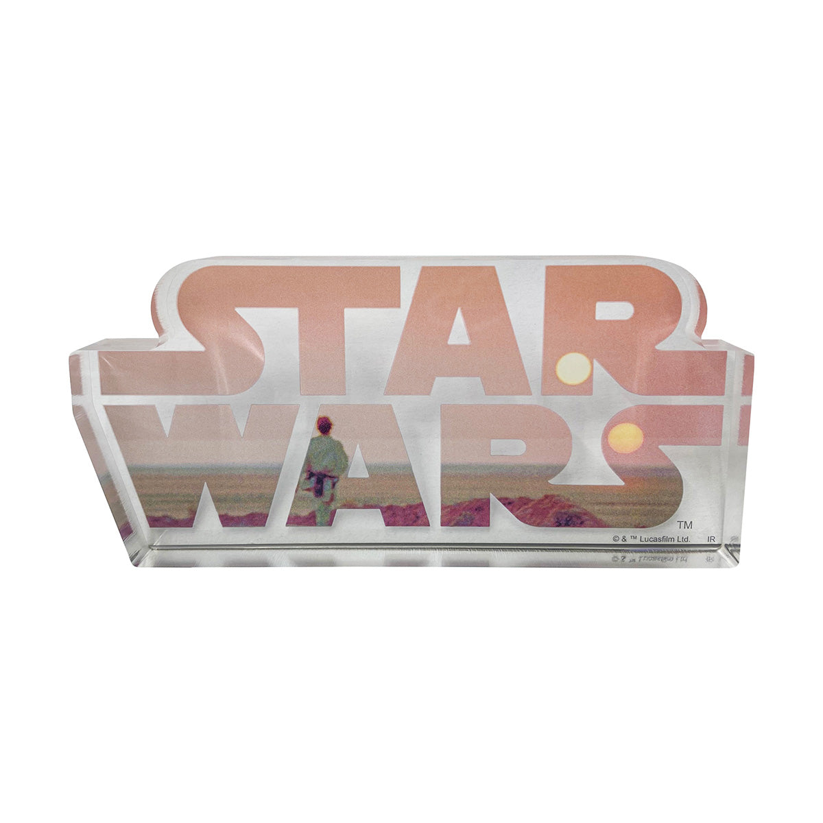 映画 『スター・ウォーズ』 スターウォーズサーガ ロゴアクリルブロック