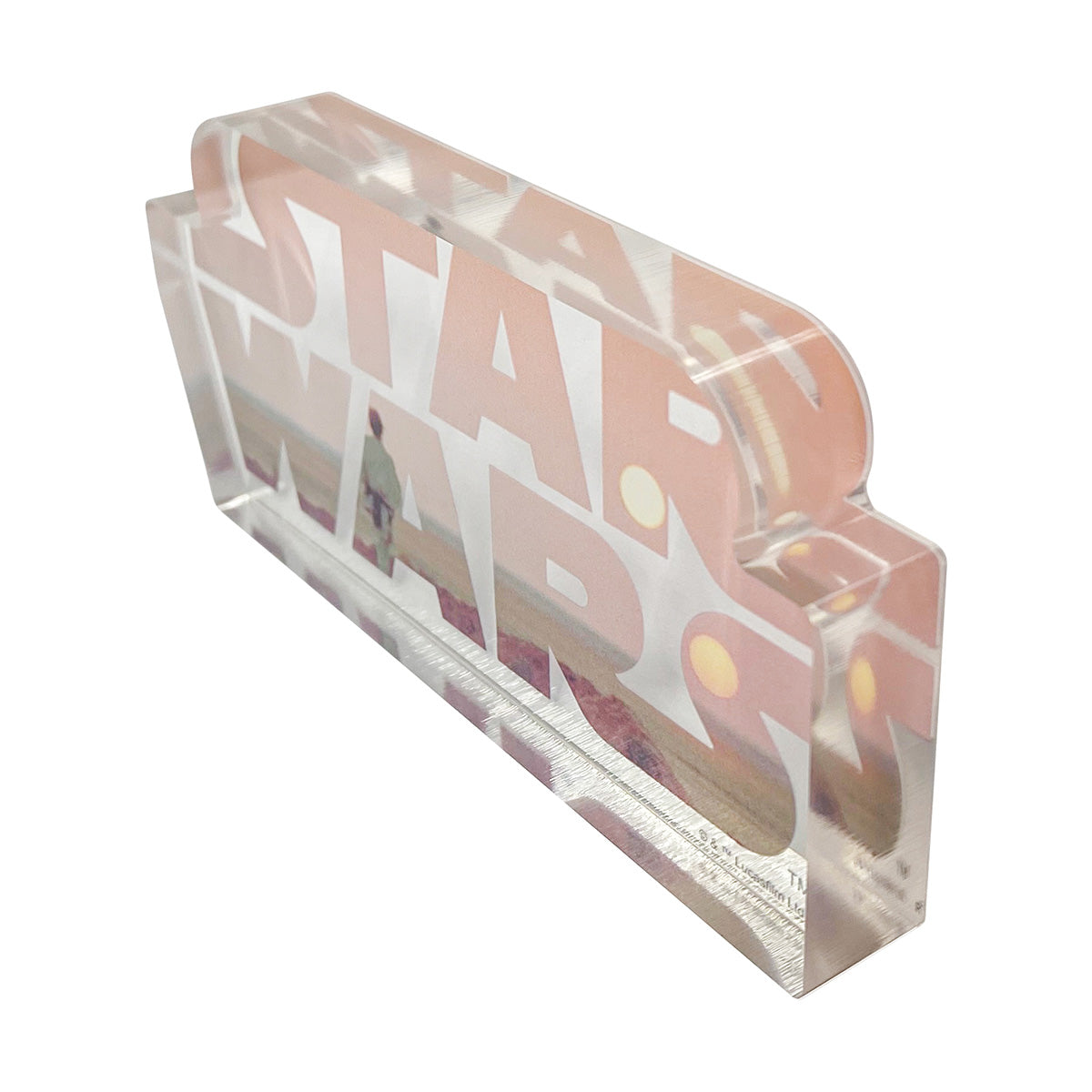 映画 『スター・ウォーズ』 スターウォーズサーガ ロゴアクリルブロック