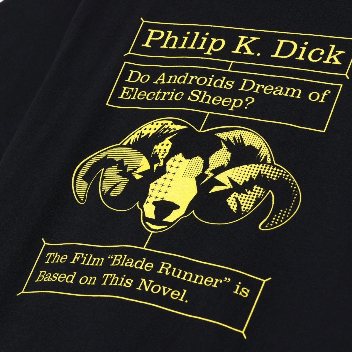 Tシャツ　フィリップ・K・ディック　アンドロイドは電気羊の夢を見るか？