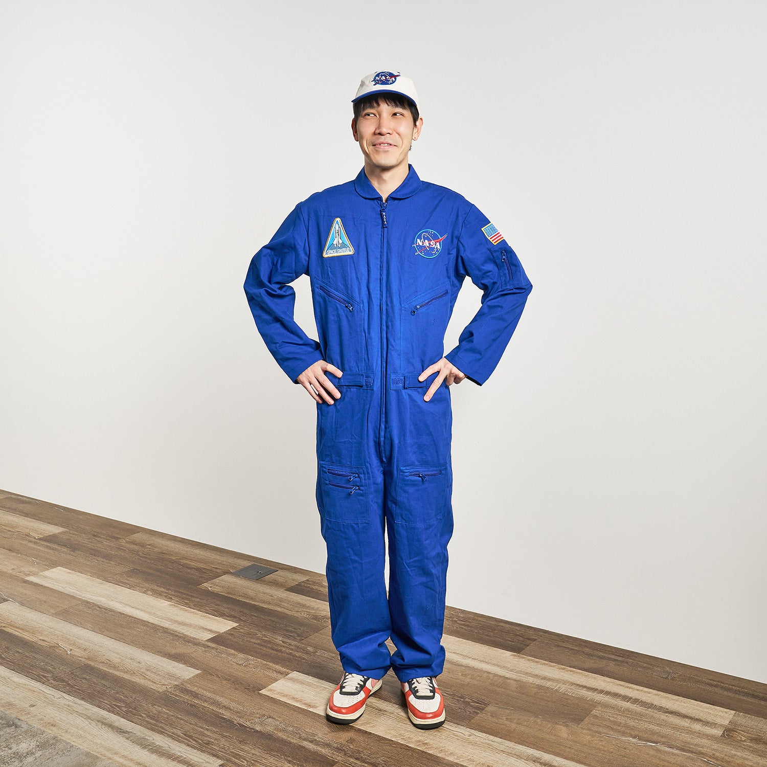 宇宙グッズ】宇宙服｜NASAロゴ ブルースーツ／訓練服 大人用（レプリカ