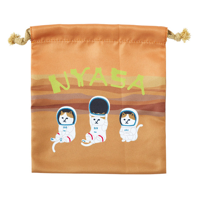 【宇宙グッズ】NYASAグッズ　巾着３個セット NYASA ｜ ニャサ