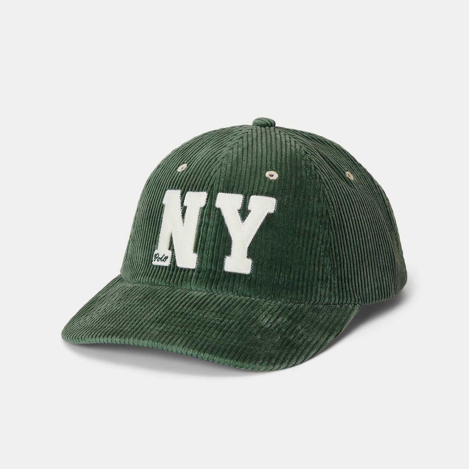 【ポロ ラルフ ローレン/POLO RALPH LAUREN】コーデュロイ "NY"ロゴ オーセンティック ベースボール キャップ