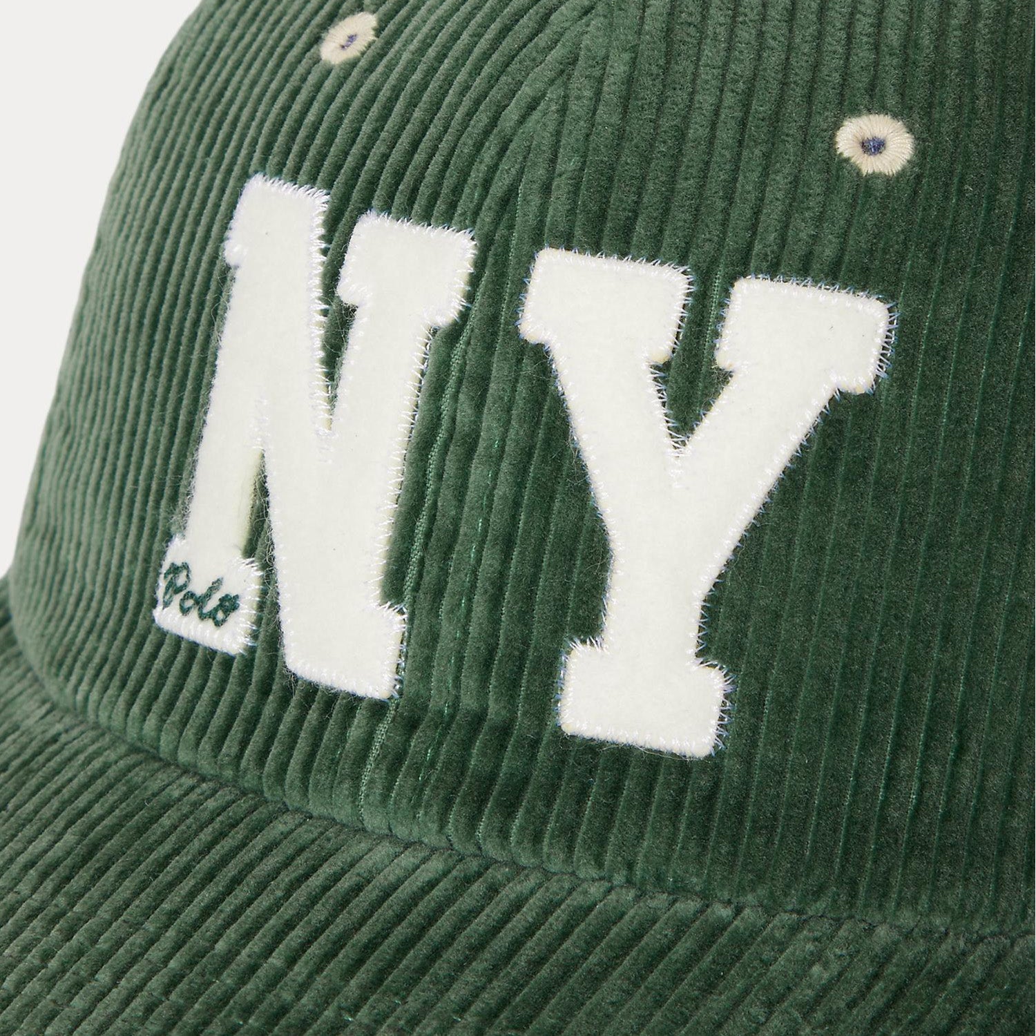 【ポロ ラルフ ローレン/POLO RALPH LAUREN】コーデュロイ "NY"ロゴ オーセンティック ベースボール キャップ
