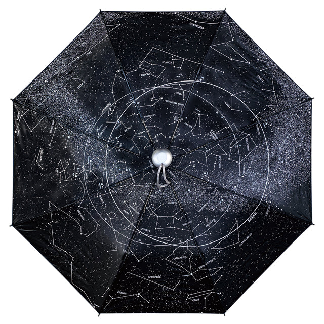 【宇宙グッズ】全天星座折り畳みかさ 晴雨兼用 (55cm)