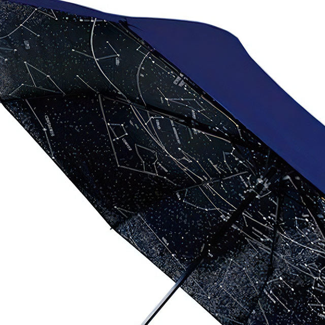 宇宙グッズ】全天星座折り畳みかさ 晴雨兼用 (55cm) | WOWOW百貨店