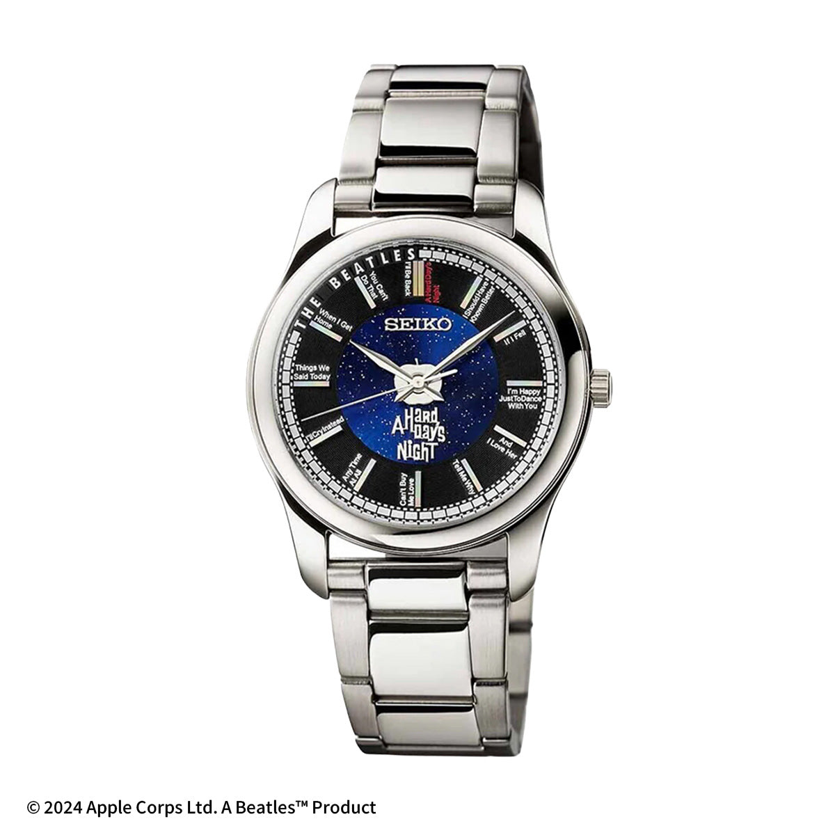 THE BEATLES A Hard Day's Night 60周年記念オフィシャル ウオッチ メタルバンド