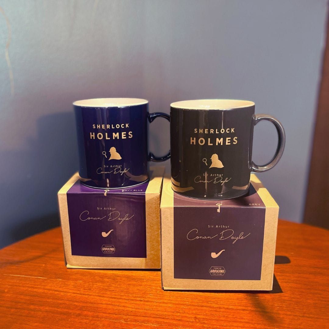 マグカップ　ホームズ　ネイビー／マットゴールド　360ml