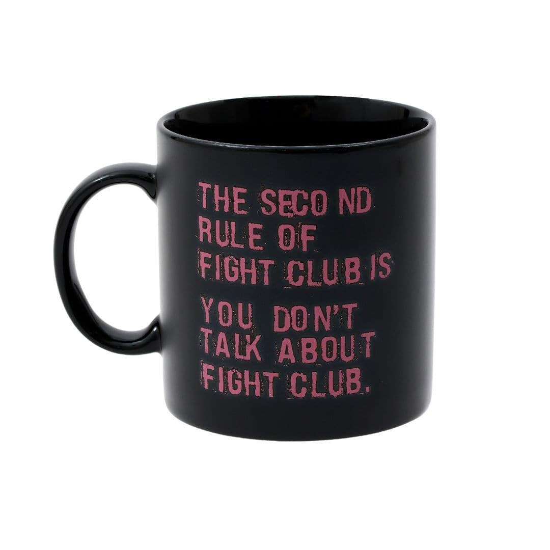 マグカップ　チャック・パラニューク　ドント・トーク・アバウト・ファイト・クラブ　ブラック　360ml　日本製