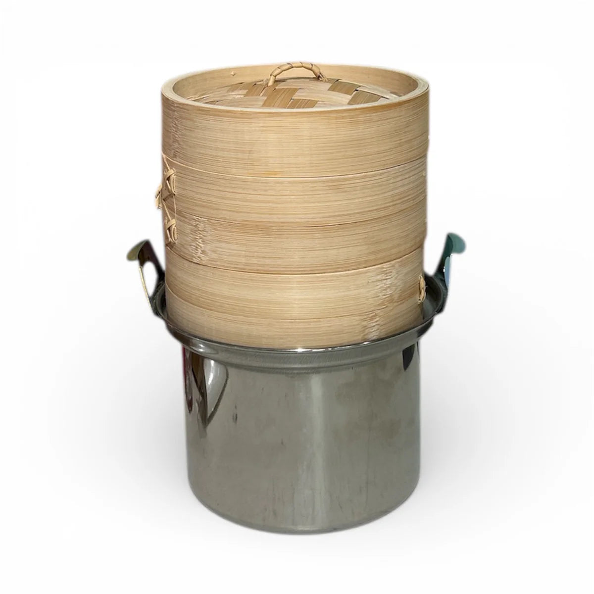 中華竹セイロ＋鍋セット 15cm｜中国物産展