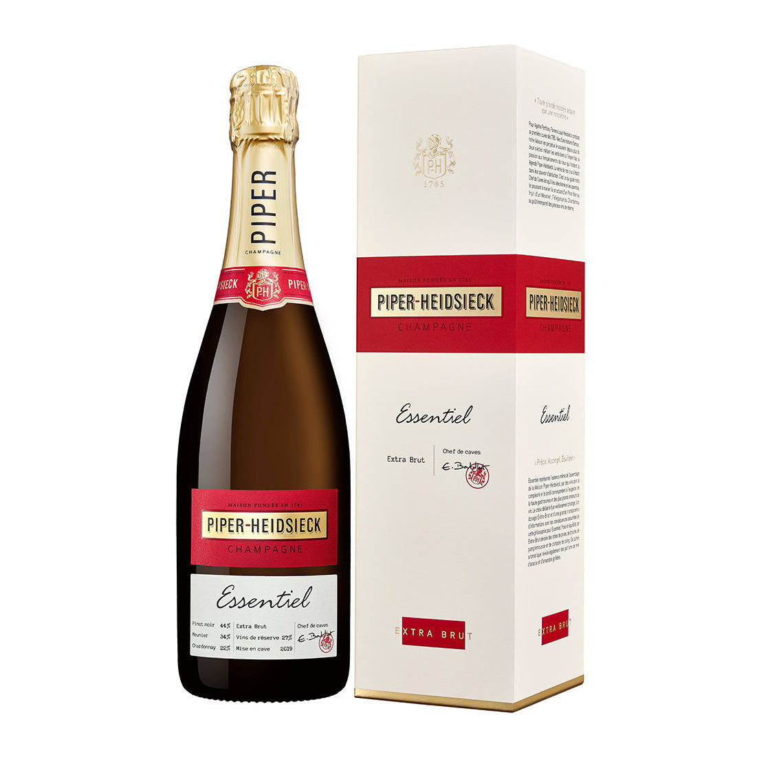 【パイパー・エドシック/PIPER HEIDSIECK】シャンパーニュ  エッセンシエル　エクストラ・ブリュット　750ML