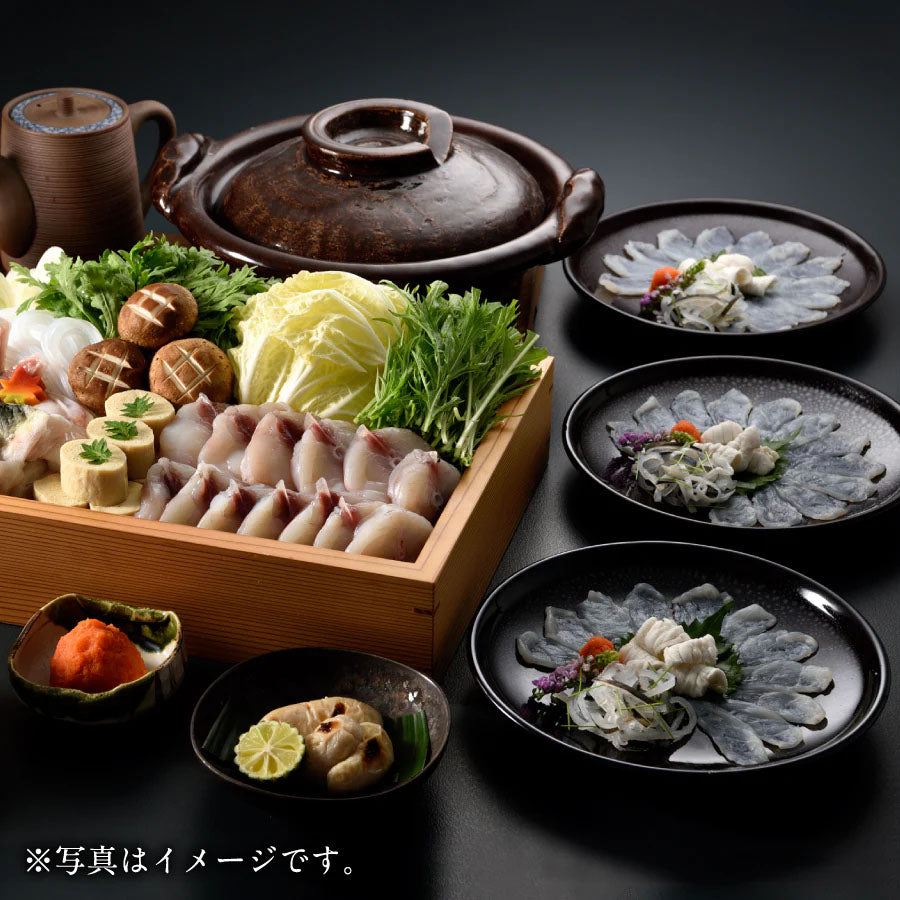 【下鴨茶寮】【とらふぐ】ふぐ刺し・ふぐちり鍋