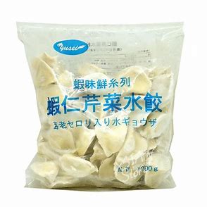 Frozen 蝦味鮮エビセロリ水餃子 1kg Shrimp Celery Dumpling｜中国物産展
