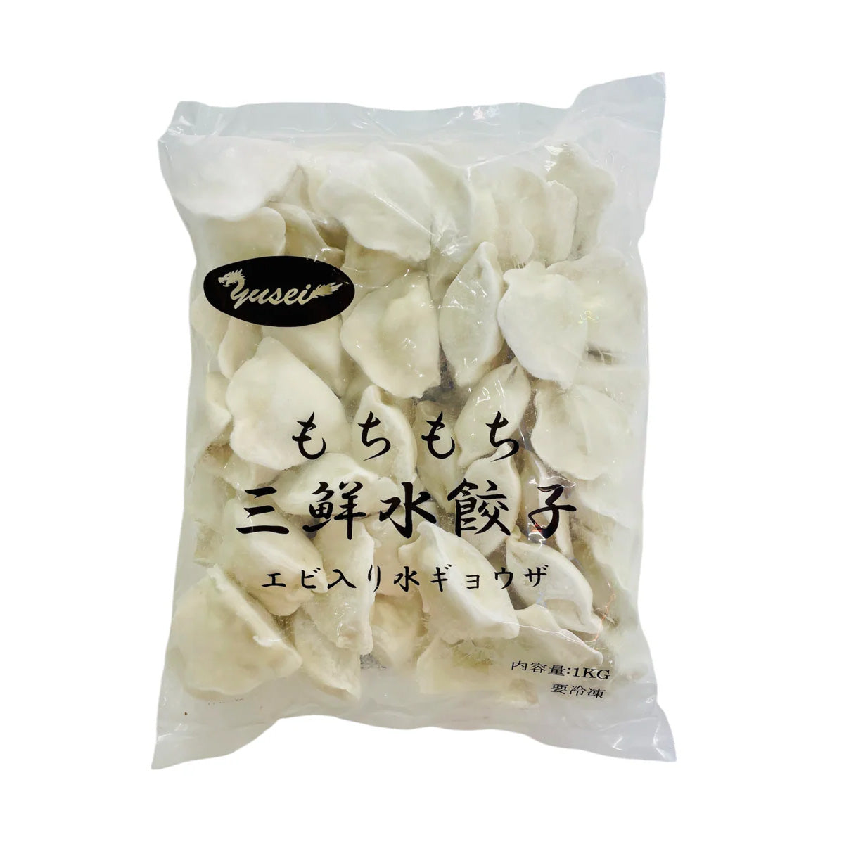 Frozen 友盛 もちもち三鮮水餃子（エビ入り）1kg Pork Dumpling with