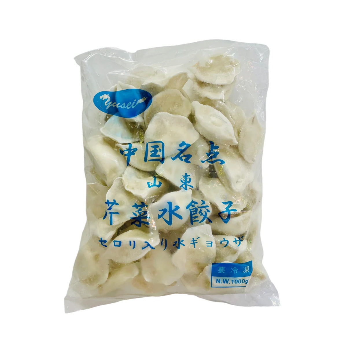 Frozen 山東 セロリ水餃子 1kg  Chinese Dumpling with Celery｜中国物産展