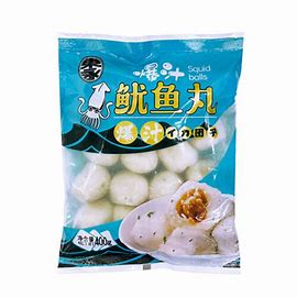 Frozen  福州 爆汁イカ団子400g Fuzhou Squid Ball｜中国物産展