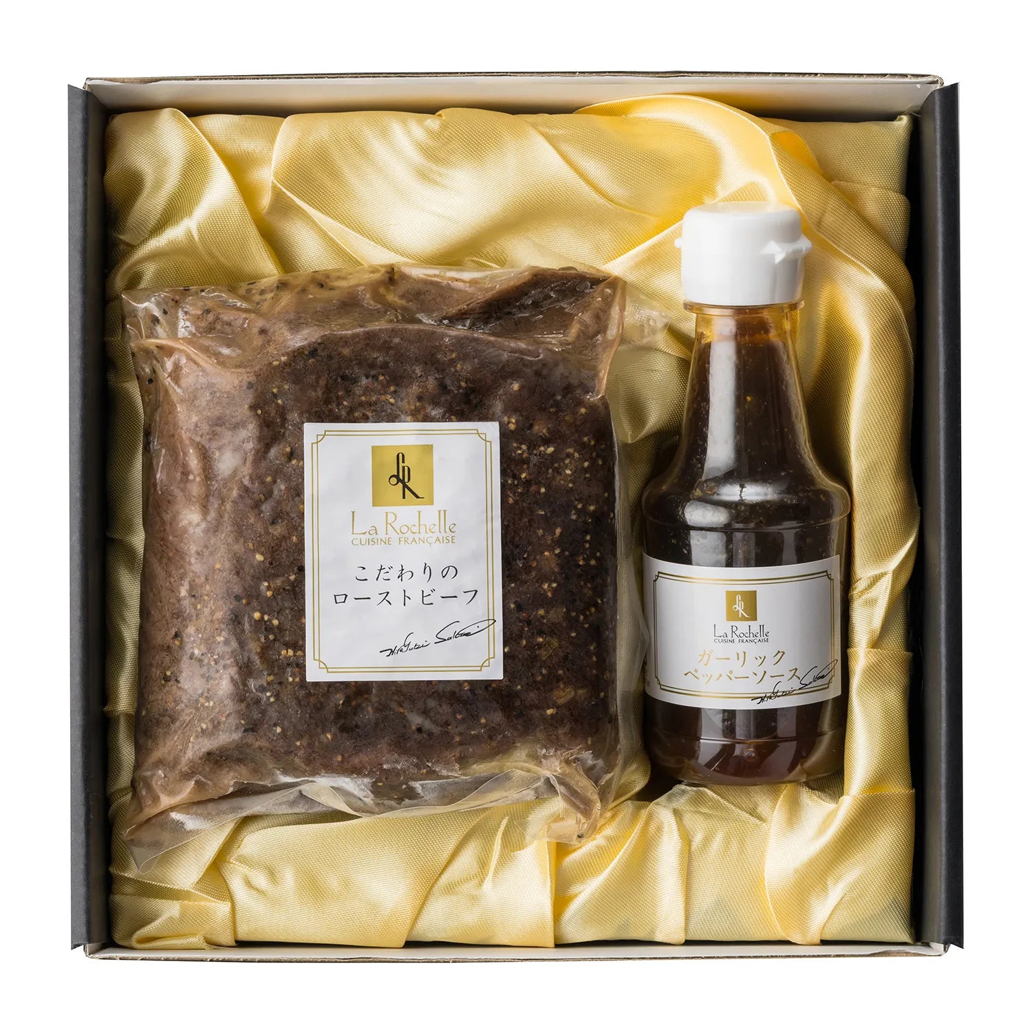 【東京】ラ・ロシェル坂井宏行監修こだわりのローストビーフ 350g（特製ガーリックペッパーソース付き）
