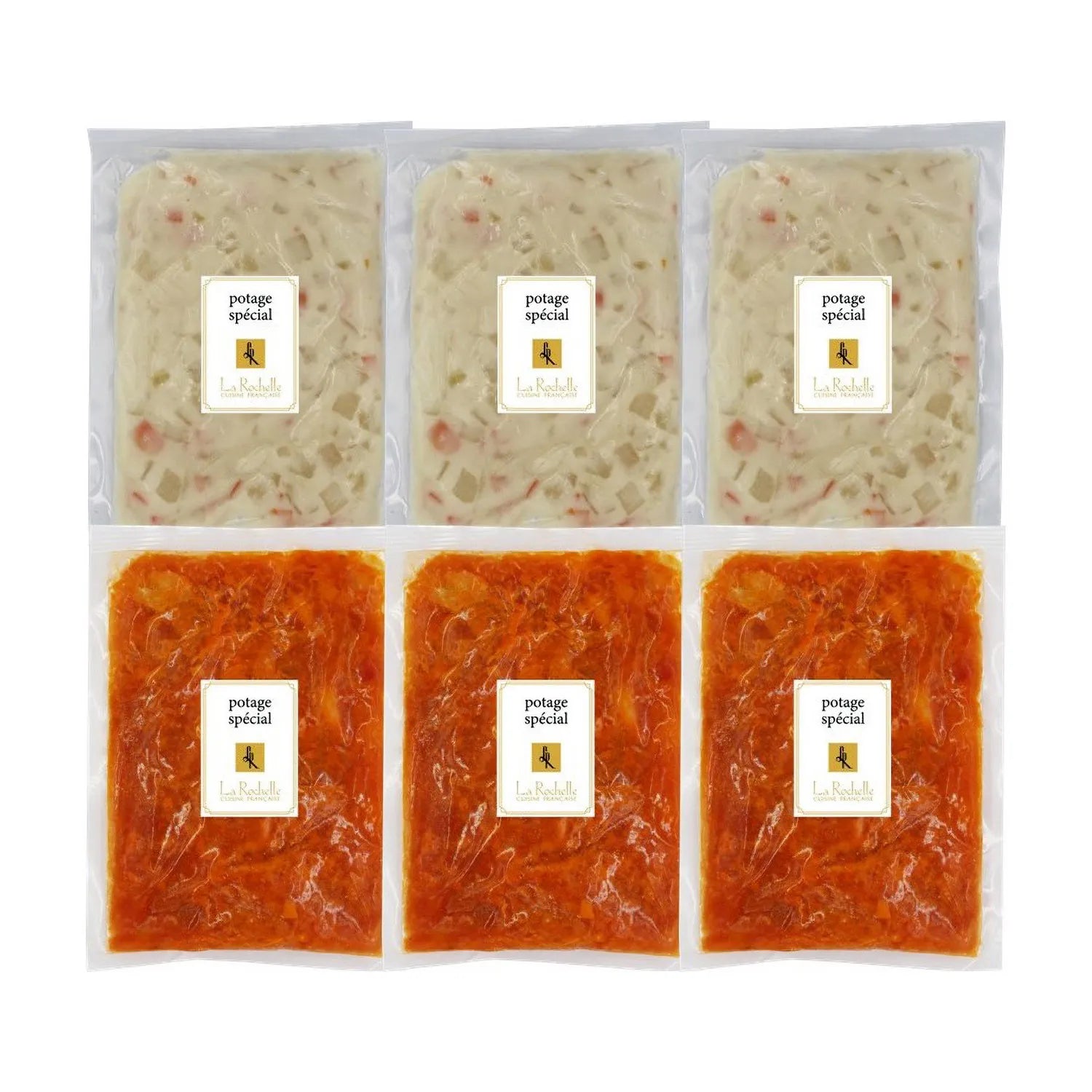 ラ・ロシェル監修 ミネストローネとクリームスープ 計６袋