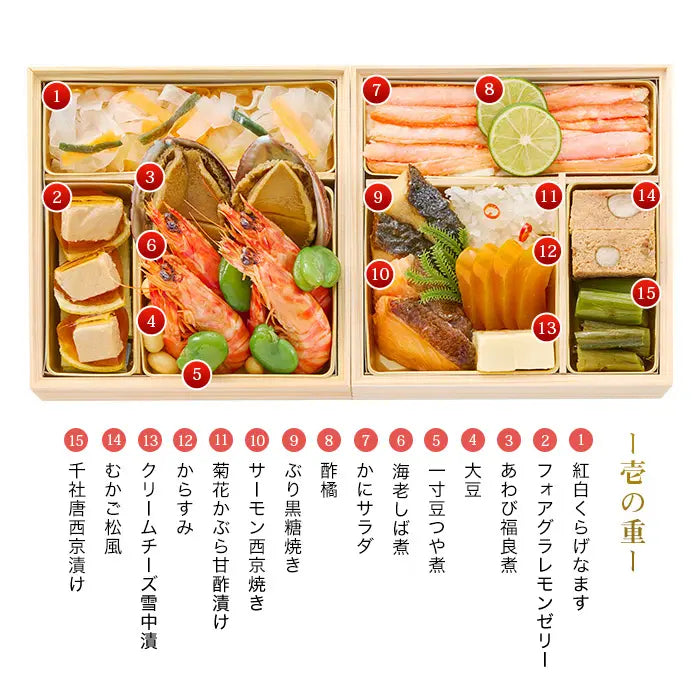 日本の極み　五万石本店 特撰おせち（三段重）