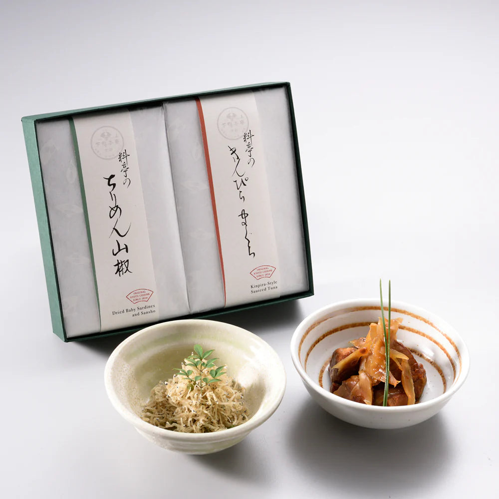 【下鴨茶寮料亭のご馳走 二撰 「ちりめん山椒、きんぴらまぐろ」