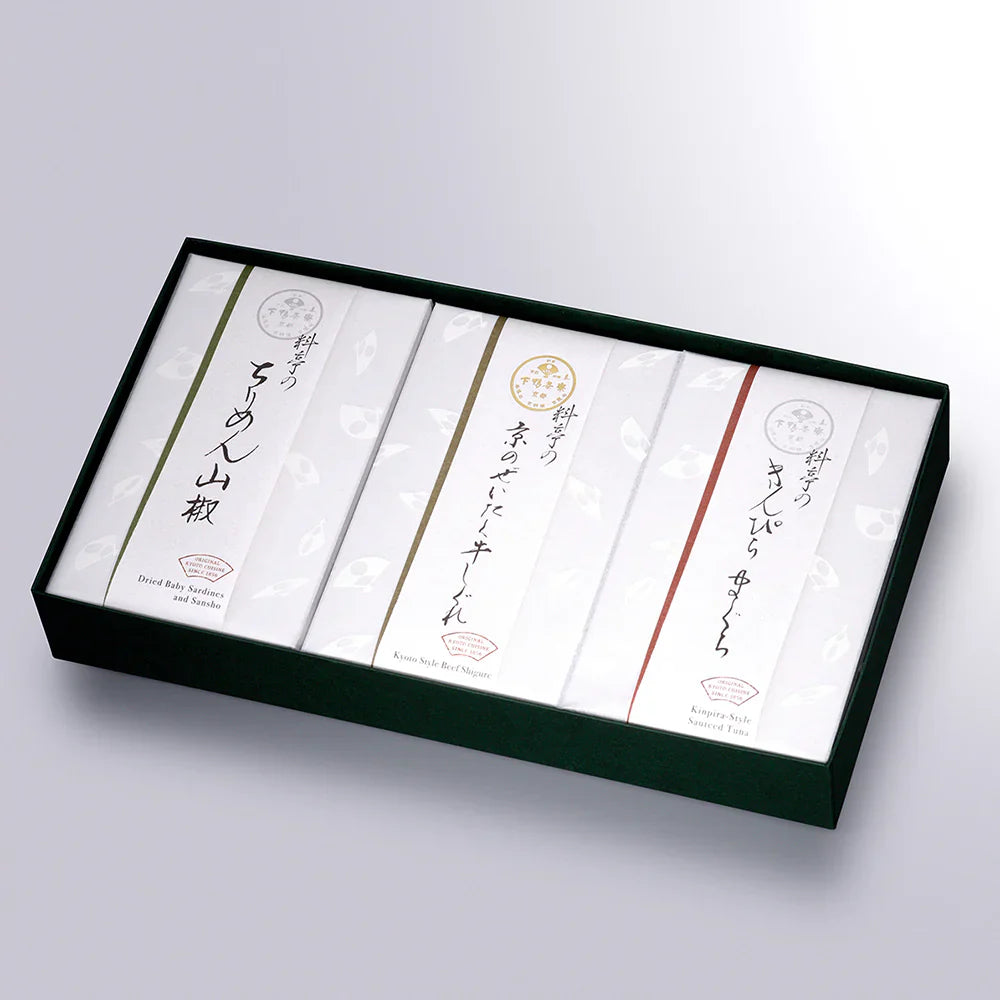 【下鴨茶寮】料亭のご馳走 「毬 - mari - 」(ちりめん山椒、京のぜいたく牛しぐれ、きんぴらまぐろ)
