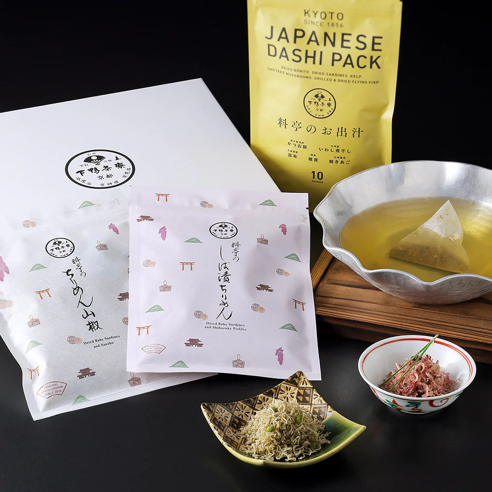 【下鴨茶寮】料亭のお出汁とちりめん山椒2色添え