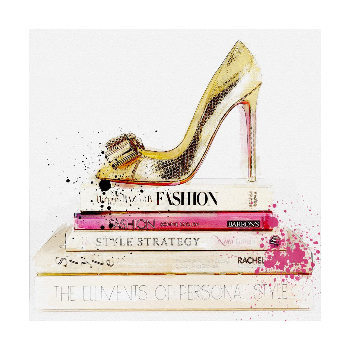 【Oliver Gal/オリバーガル】GOLD SHOE AND FASHION BOOKS