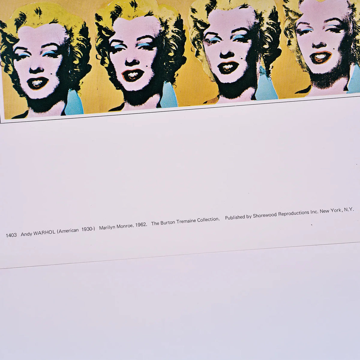 【アンディ・ウォーホル/ANDY WARHOL】EIGHTEEN MARILYNS (Reversal Series)1979, 1986 - NOUVELLES IMAGES 1989
