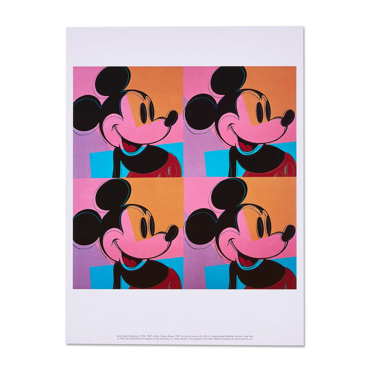 【アンディ・ウォーホル/ANDY WARHOL】MICKEY MOUSE 1981 -THE ART OF MICKEY MOUSE 1990s (Small)