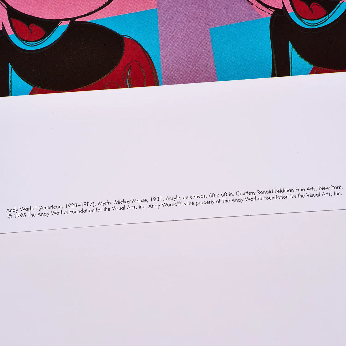 【アンディ・ウォーホル/ANDY WARHOL】MICKEY MOUSE 1981 -THE ART OF MICKEY MOUSE 1990s (Small)