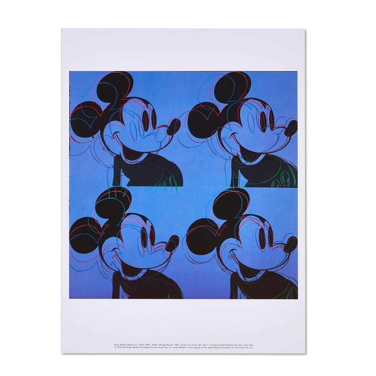 【アンディ・ウォーホル/ANDY WARHOL】MICKEY MOUSE -THE ART OF MICKEY MOUSE 1990s (Small) /B