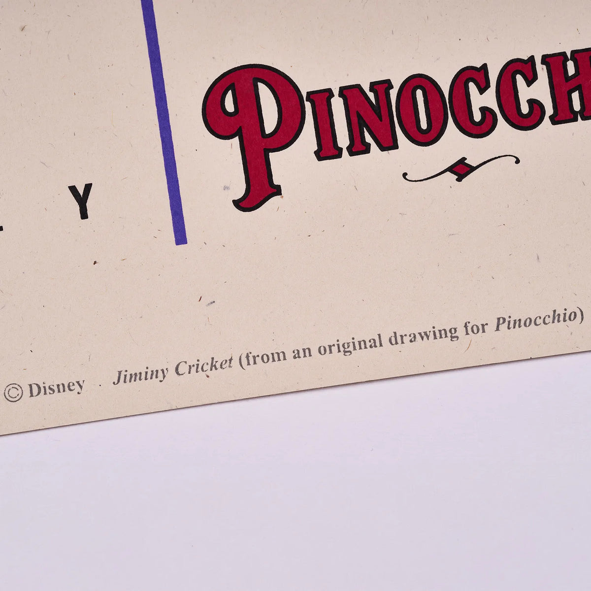 ポスター DISNEY ART EDITION JIMINY CRICKET FROM PINOCCHIO