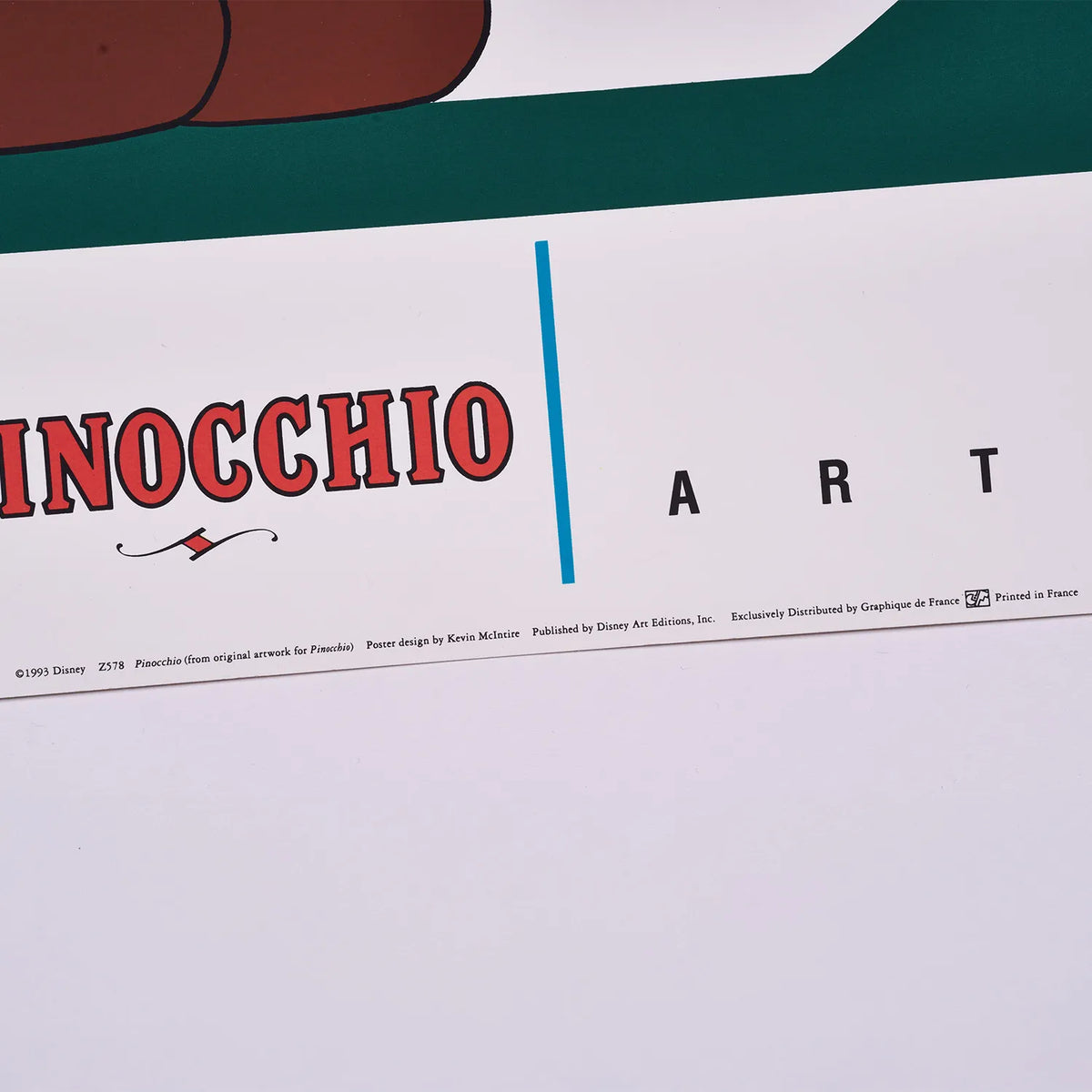 ポスター DISNEY ART EDITION PINOCCHIO