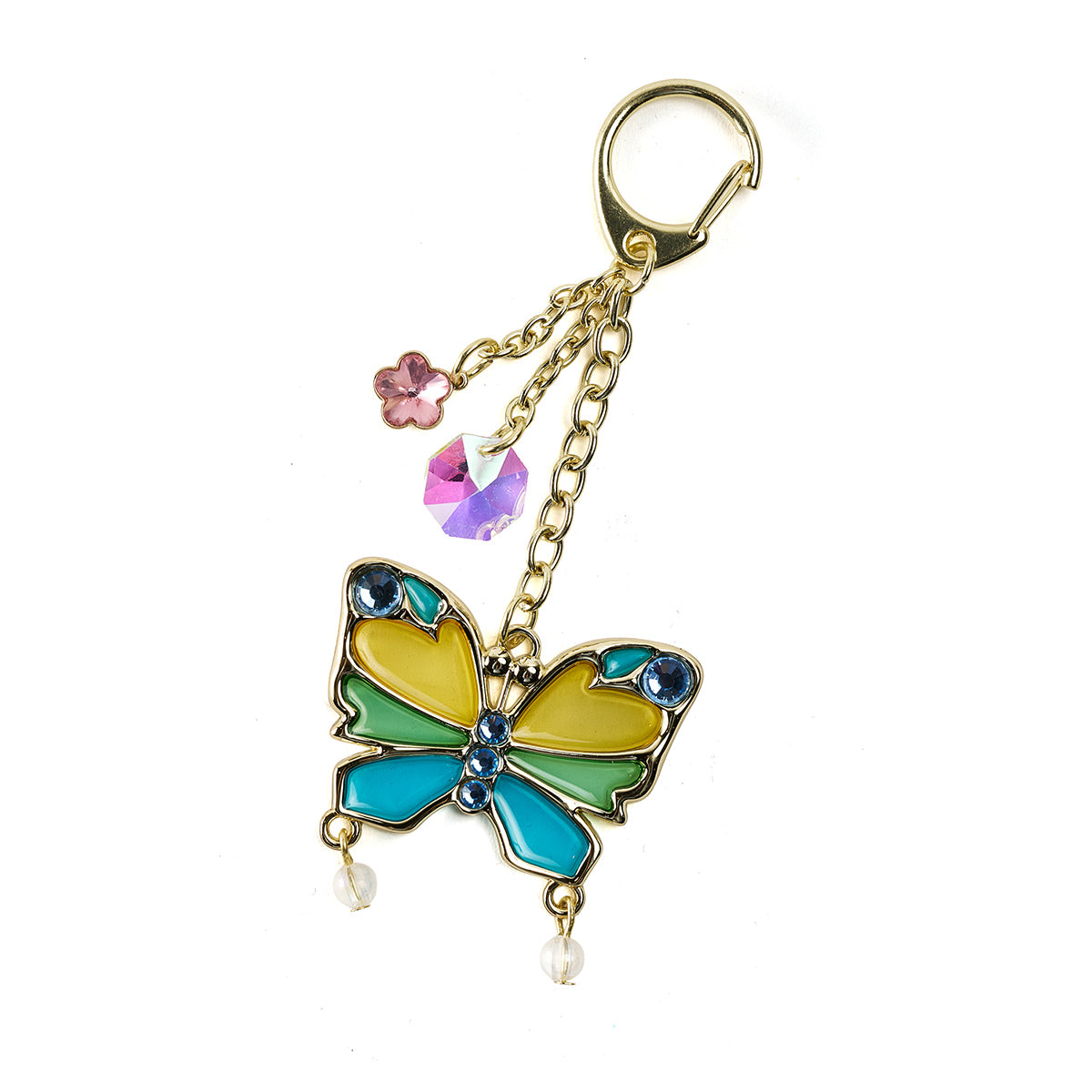 【ドラマW／ストロボ・エッジ】蝶々型ガラスキーホルダー