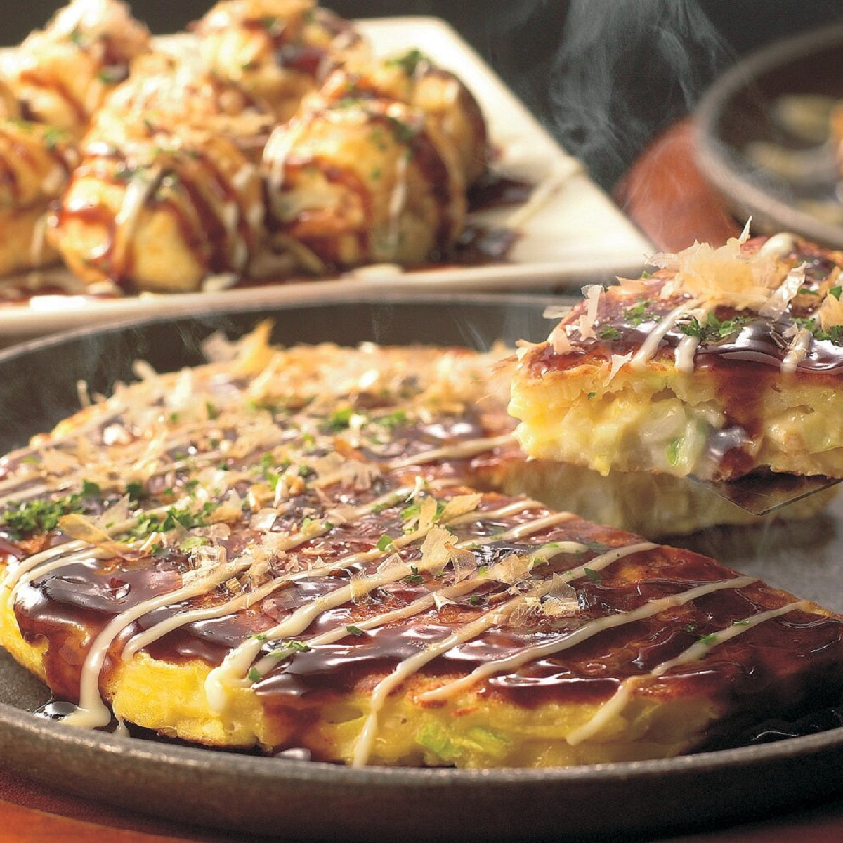 【千房】 お好み焼・たこ焼セット