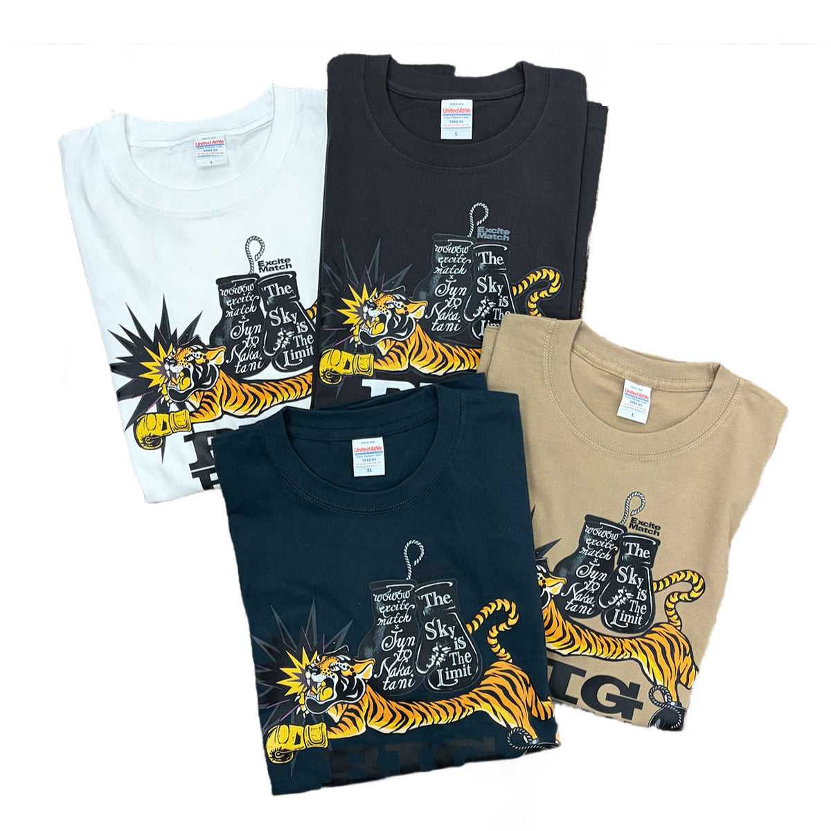 ボクシング★中谷潤人 王座統一戦 会場限定 Tシャツ XL タオル パンフセット 中谷潤人×エキサイトマッチ グッズ | WOWOW百貨店