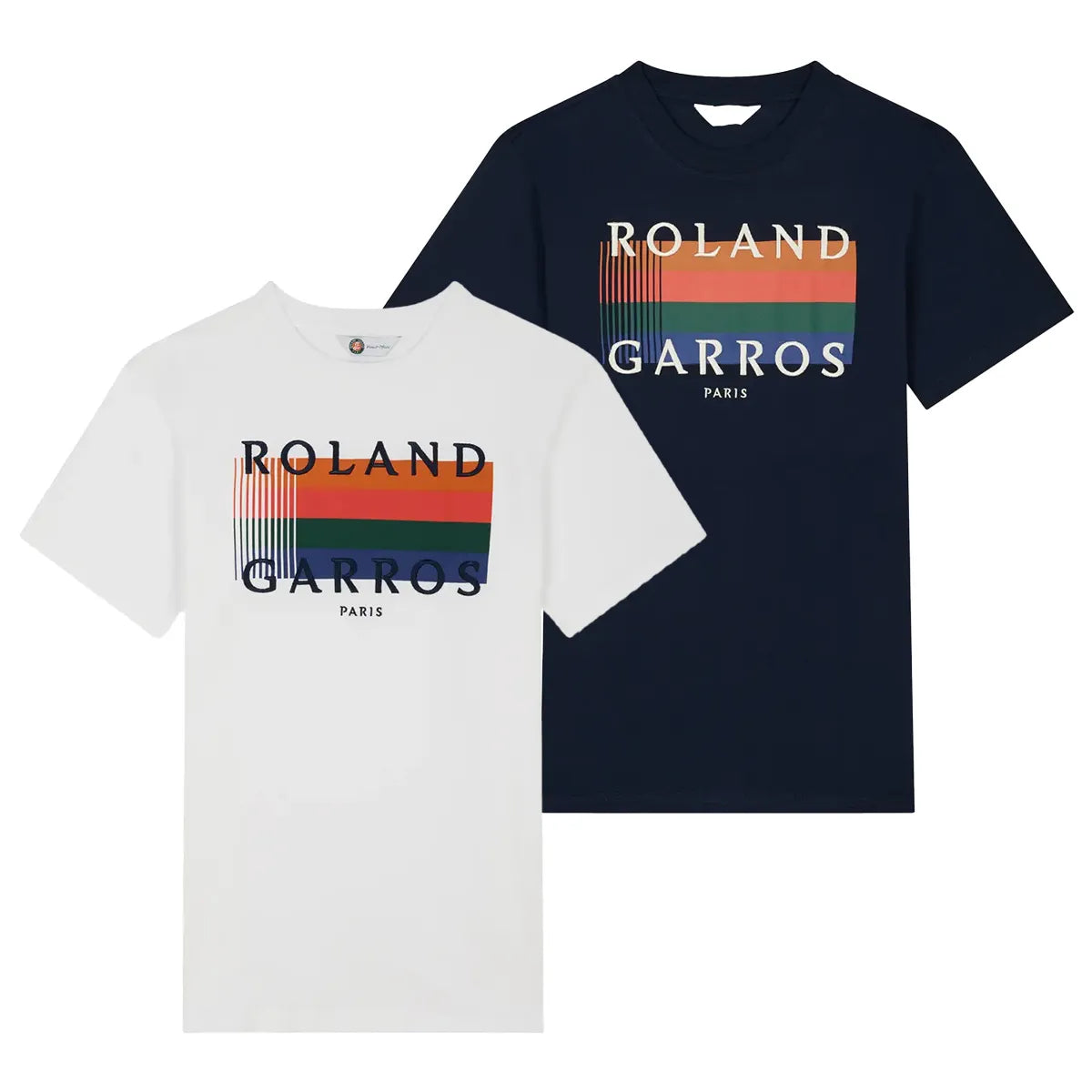 全仏オープンテニス カラーラインTシャツ
