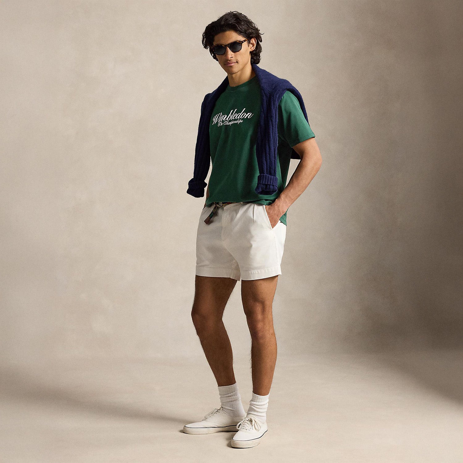ウィンブルドン ビッグ フィット グラフィック Tシャツ ポロ ラルフ ローレン