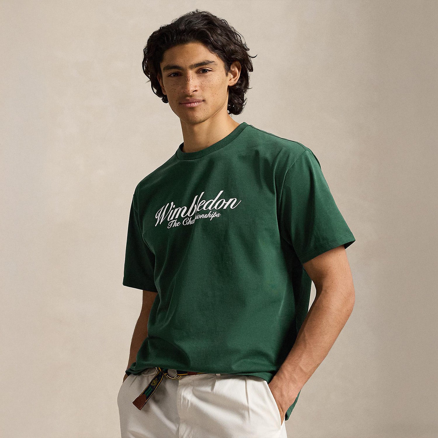 ウィンブルドン ビッグ フィット グラフィック Tシャツ ポロ ラルフ ローレン