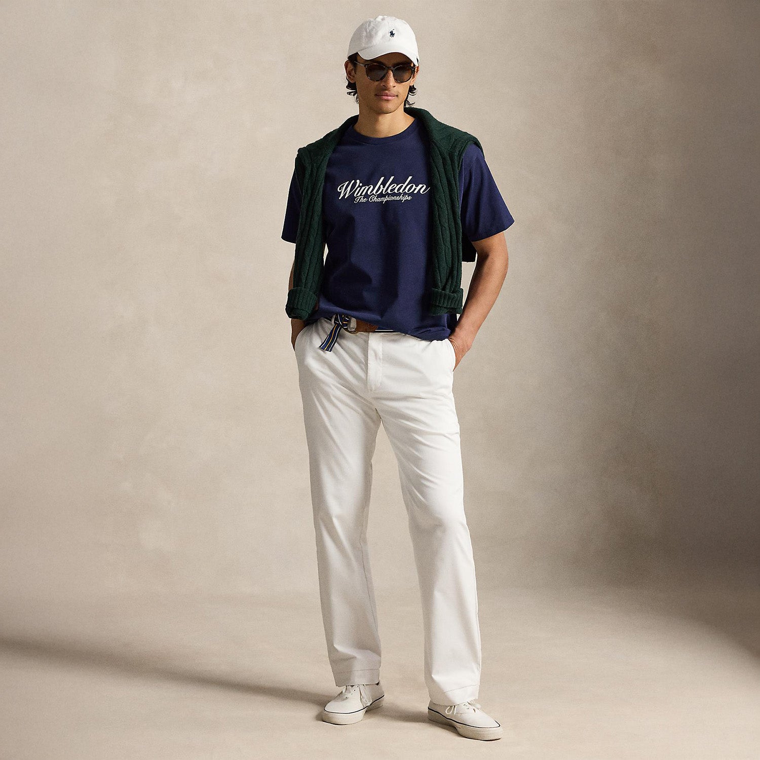ウィンブルドン ビッグ フィット グラフィック Tシャツ ポロ ラルフ ローレン
