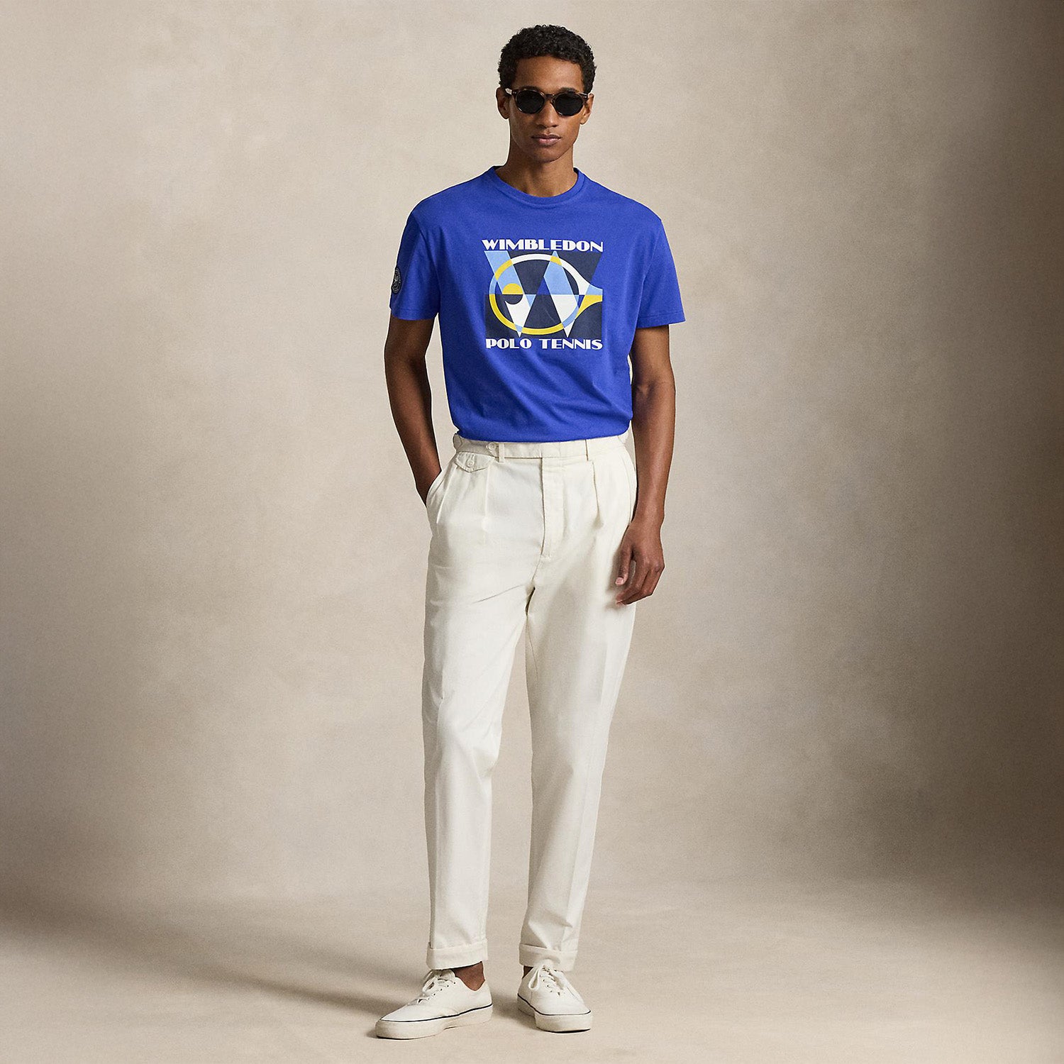 ウィンブルドン クラシック フィット グラフィック Tシャツ ポロ ラルフ ローレン