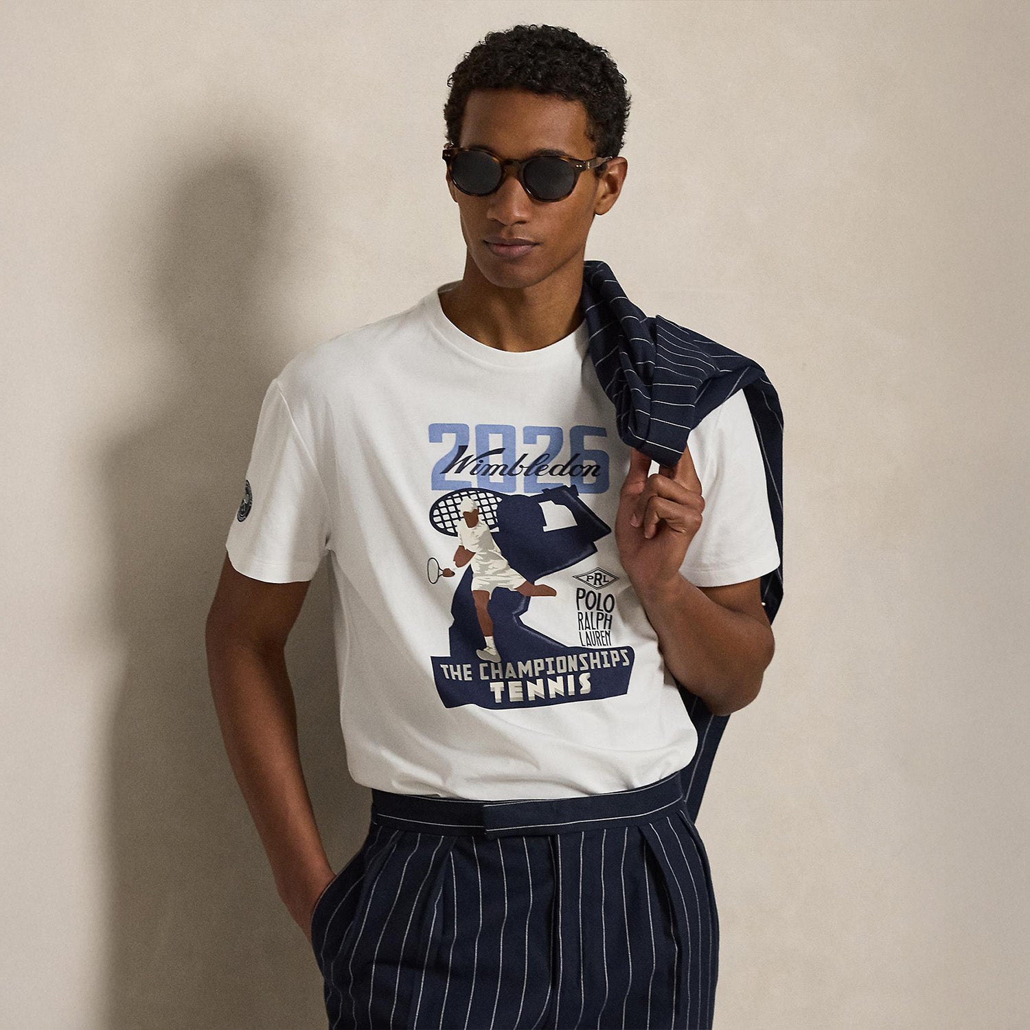 ウィンブルドン クラシック フィット グラフィック Tシャツ ポロ ラルフ ローレン